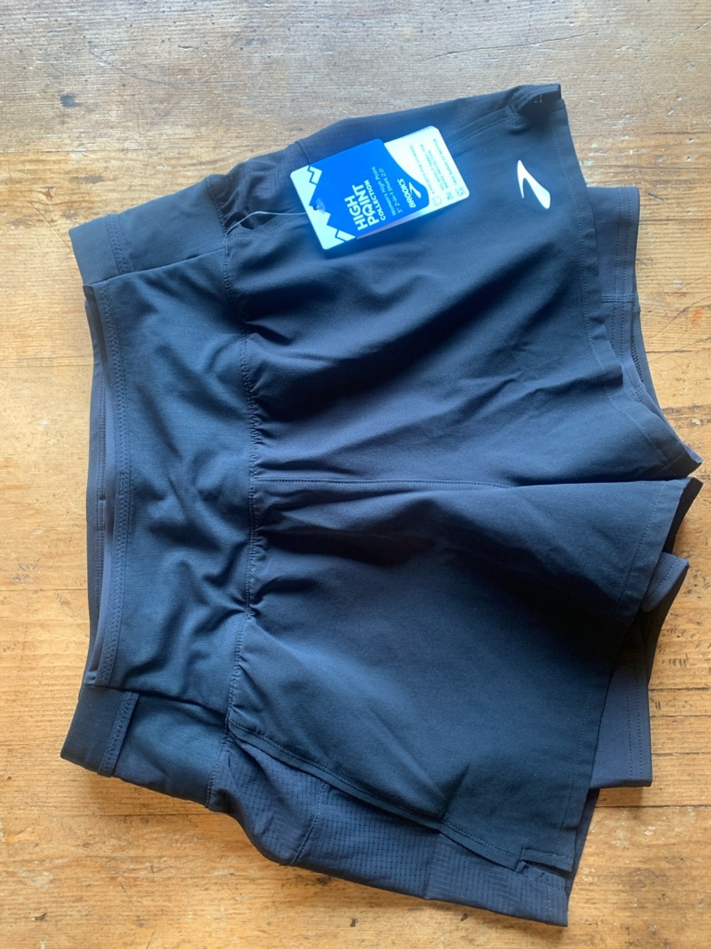 Brooks Black Women’s Athletic Running Shorts - Picture 16 of 16